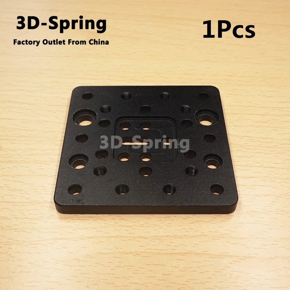 1Pcs C-Beam Gantry Plate For Openbuilds Aluminum CNC 77.15x77.15x6 77.15*77.15*6 mm Sandblasting oxidation 3D Printer | Компьютеры и