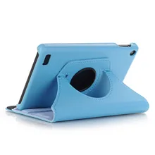 Поворотный на 360 градусов вращающийся кожаный чехол-книжка с личи и подставкой для Amazon Kindle Fire HD 7 " планшет