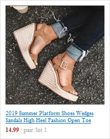 Лидер продаж года; женские летние сандалии-гладиаторы на высоком каблуке с открытым носком; повседневная обувь; женские непромокаемые сандалии на платформе
