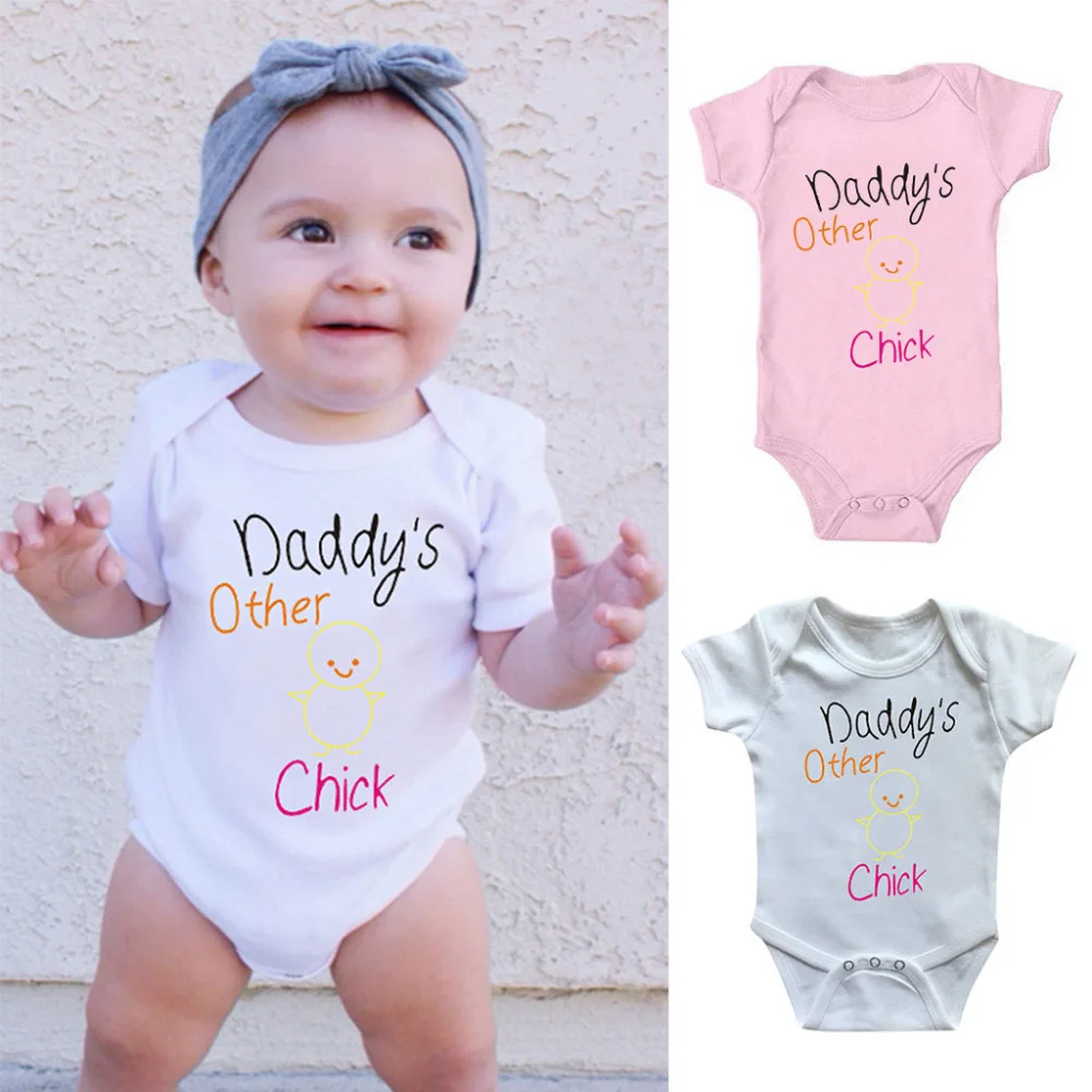 

MUQGEW Cute Summer Jumpsuit Sunsuit Letter Print Newborn Baby Clothes For Baby Girl Rompers Infant Girls Outfits Kids Bodysuit