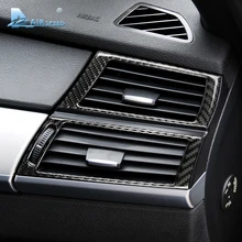 Airspeed Carbon Fiber Side Air Conditioning Outlet Decorative Frame Cover Trim for BMW E70 X5 E71 X6 Accessories Car Styling