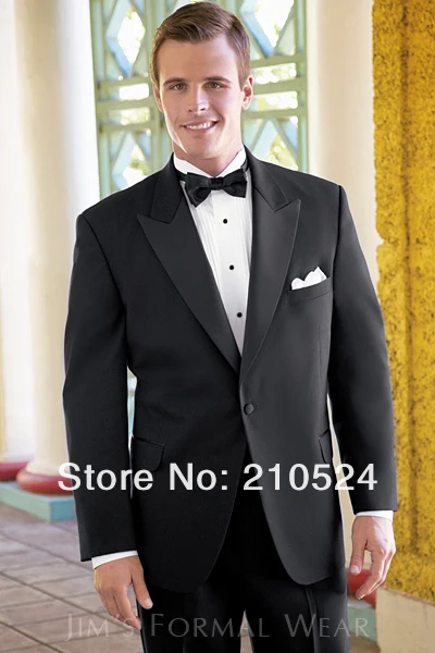 Mens Wool Suit Solid Black 2 On Flat Front Pants Slim Regular Bidding Is For One Dress Only Do Not Include Any Accessories