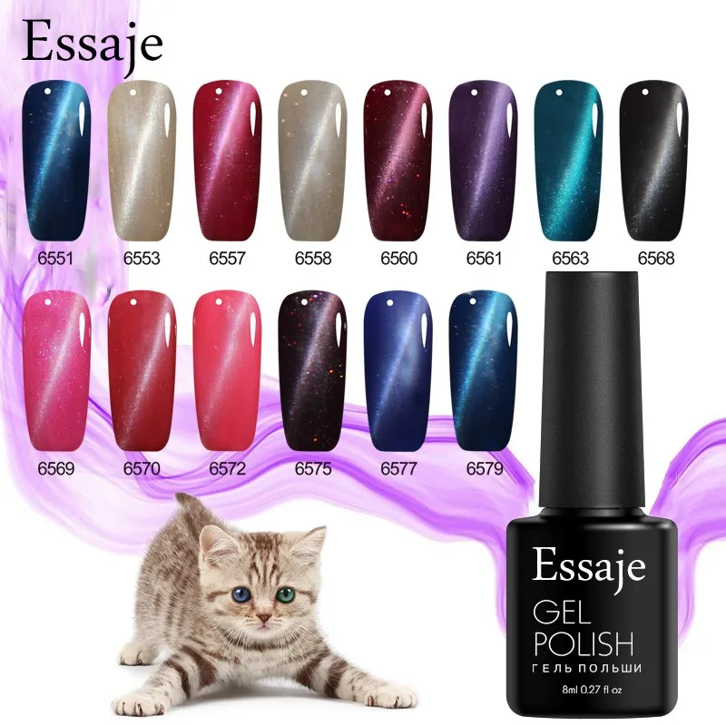 Essaje заводская цена Магнитная звездное небо Cat Eye GEL Новый продукт Мода УФ и привело