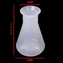 Эрленмейера для химической лаборатории Пластик прозрачный-100 мл