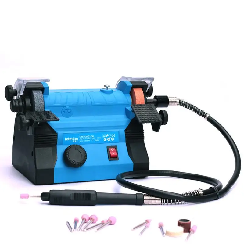 

Bench Versatility Grinder Multifunctional Bench Grinding Machine Jade Root Wood Carving Metal Processing Grinder With Flexible