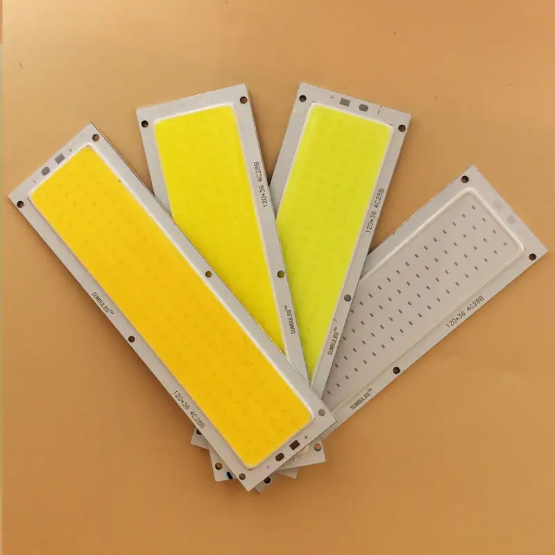 Big Promotion !!! Ultra Bright 1300LM 12W COB LED Light Strip 12V DC for DIY 12V Lights Work Lamps Home Bulbs 120*36MM COB Chip - Image 6