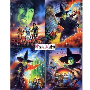 

New DIY 5D Diamond Embroidery"wizard of oz"Full square/round Diamond Painting Cross Stitch Kits Diamond Mosaic Home Decoration