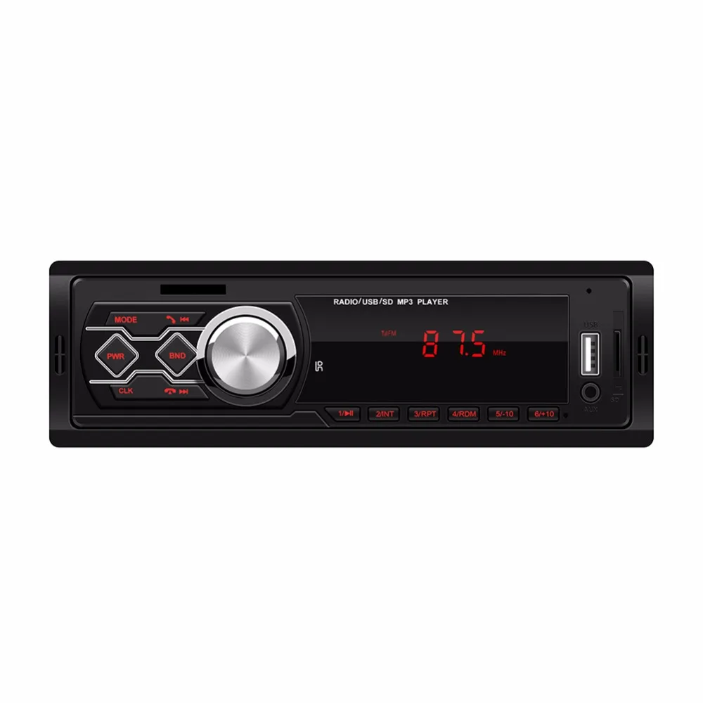 

Auto Radio Stereo LED MP3 Subwoofer 1 din Car Audio USB/SD/AUX/Mini Card Four Channels Remote Control Car Radio