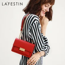 Бренд LA FESTIN, женская сумка, новинка, популярные сумки через плечо, сумки через плечо для женщин, модная маленькая квадратная сумка на цепочке