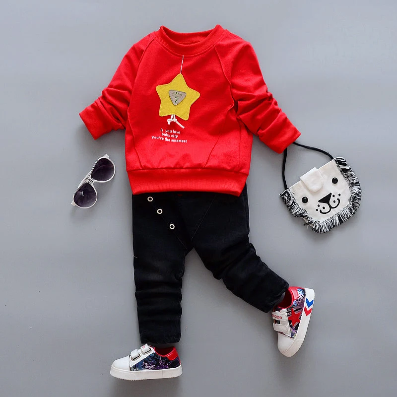 BibiCola Baby Boy Clothes set Bebe Sport Suit Boys Fashion Clothing Set