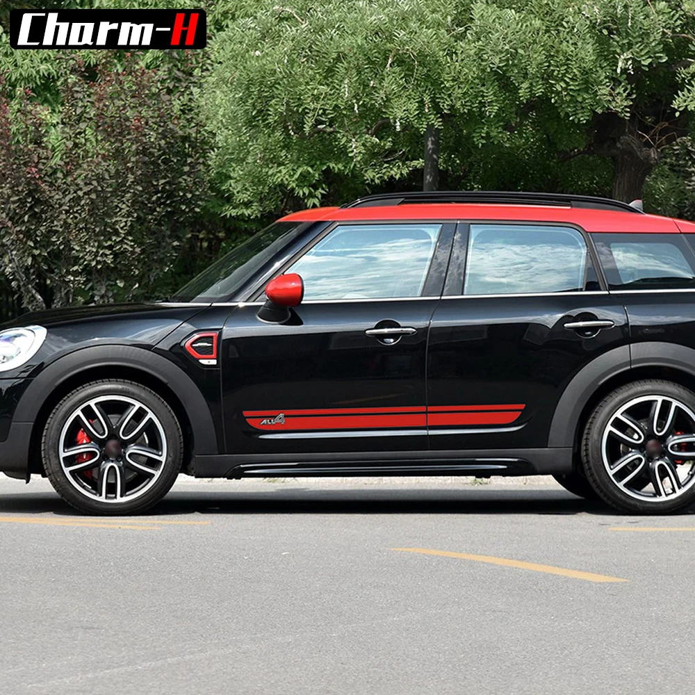 ل bmw ميني كوبر s مواطنه F60 هود الجذع الباب الجانبي سباق شريط All4 الرسومات صائق ملصقات السيارات التصميم ملحقات ل bmw ميني كوبر s مواطنه F60 هود الجذع الباب الجانبي سباق شريط All4 الرسومات صائق ملصقات السيارات التصميم ملحقات