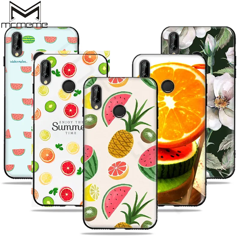 

Huawei P20 Pro Case Huawei P20 Lite Back Cover Pineapple Pattern Drawing Soft TPU Phone Case For Huawei P20Lite Cover Fundas Bag