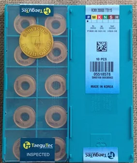 

Taegutec Carbide inserts RCMX200600 TT8115 wholesale RCMX 200600 TT8115 for steel P05 - P20