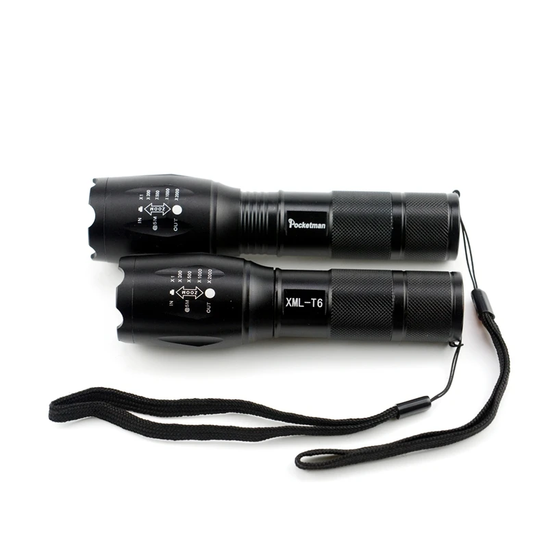 Lanternas e Lanternas 3x1 18650 livre grátis Suporte ao Dimmer : 5-8 Limas