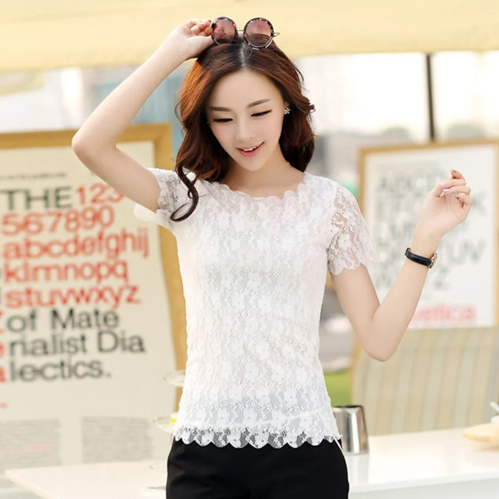 Женская юбка с коротким рукавом оптом|white lace blouse|lace blouseblouses plus |