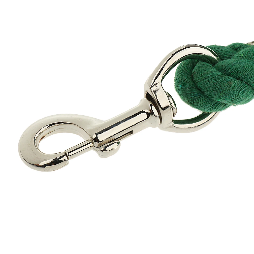 Perfeclan  Premium Horse Lead Ropes Cotton Weave Rein Halters Braided Reins 2.5 m Extra Thick Rope 