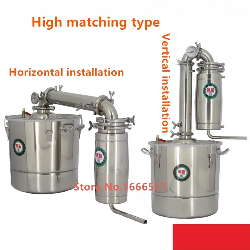 

20L Alcohol Stainless Distiller Home Brew Kit Moonshine Still Wine Making Boiler Brand new RH