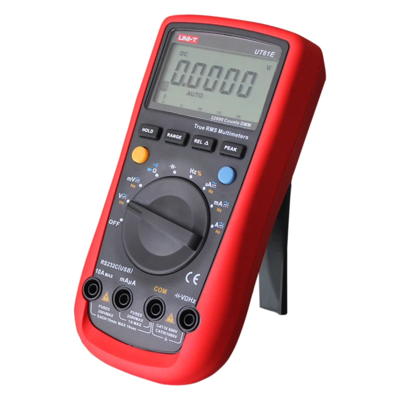 Цифровой мультиметр UNI T True RMS UT61A UT61B UT61C UT61D UT61E AC DC тестер конденсаторов