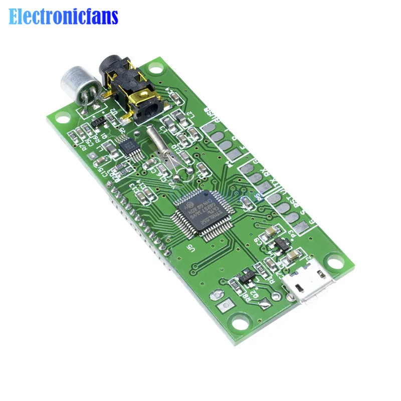 DSP& PLL 87-108MHZ lcd FM Радио беспроводной микрофон стерео передатчик/модуль приемника Горячая Распродажа бренд