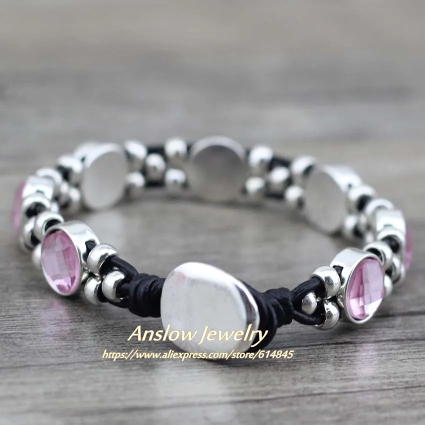 Женский кожаный браслет Anslow винтажный в стиле ретро с перьями на свадьбу день