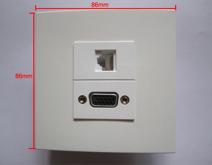 86 style directly plug outlet VGA+RJ45 pic 6