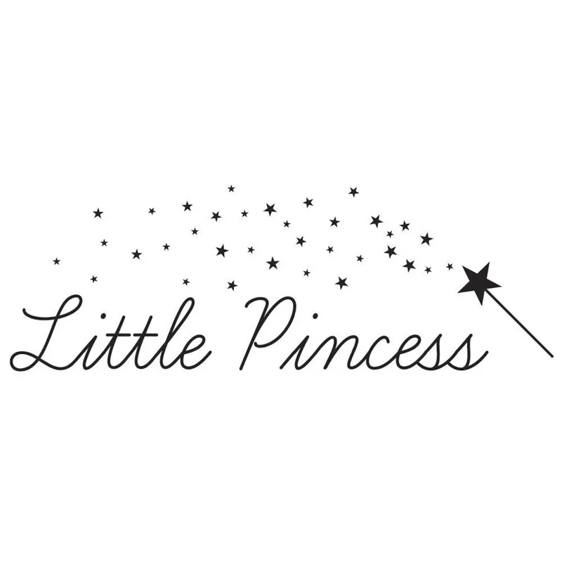Little Princess Vinyl Wall Stickers Quotes Wall Decal