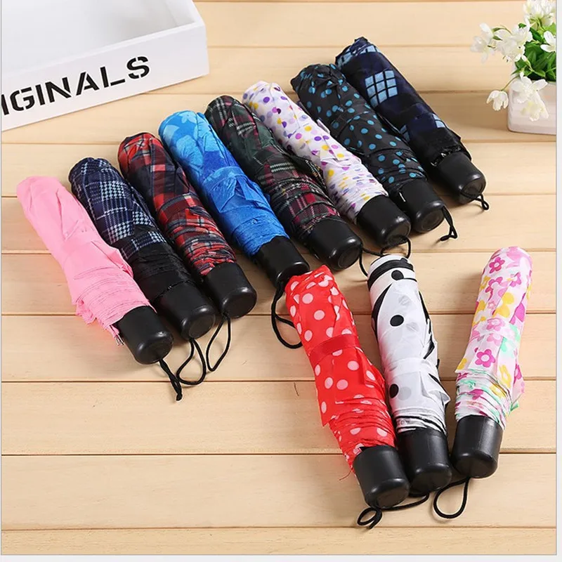 Drop Shipping Women Gift Folding Rain Umbrella Wholesale Durable