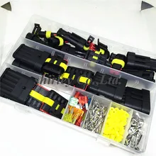 240 шт. Superseal AMP Tyco Водонепроницаемый 12 в комплекты разъемов для электрических проводов с обжимным наконечником и предохранителем для автомобиля маленький средний размер