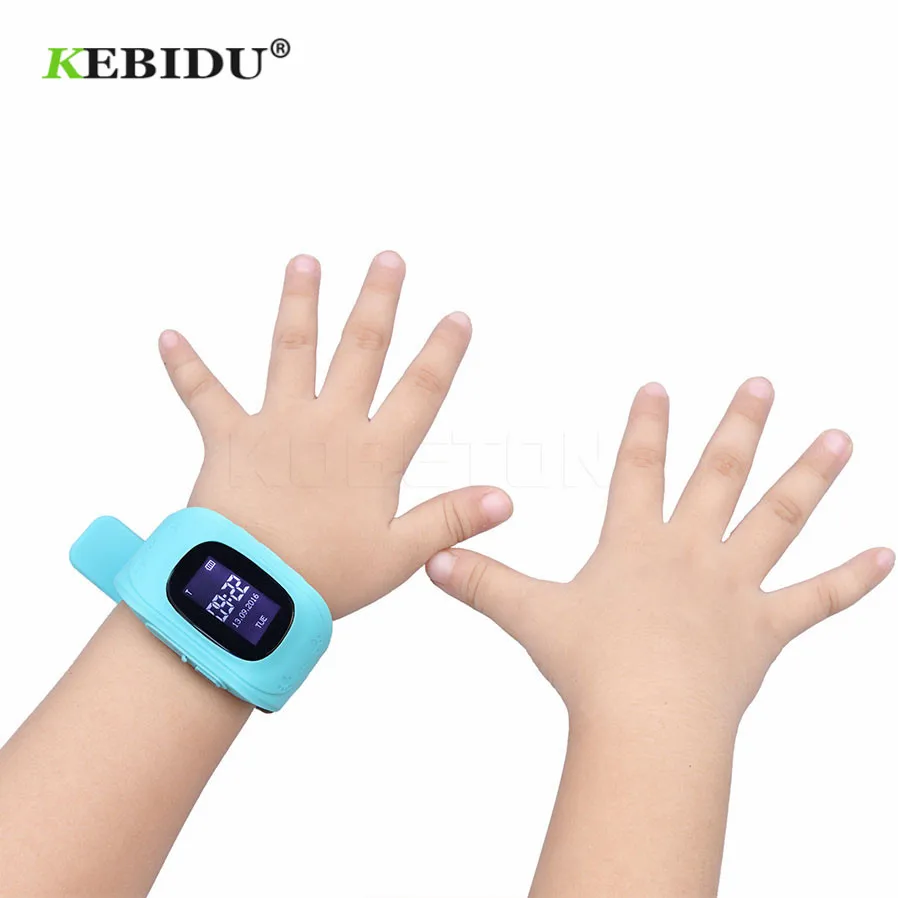 

Kebidu Smart Watch Tracker Russia Verison Q50 Smart Kid Safe GPS Smart Watch Wristwatch SOS Call Location Finder Locator Tracker