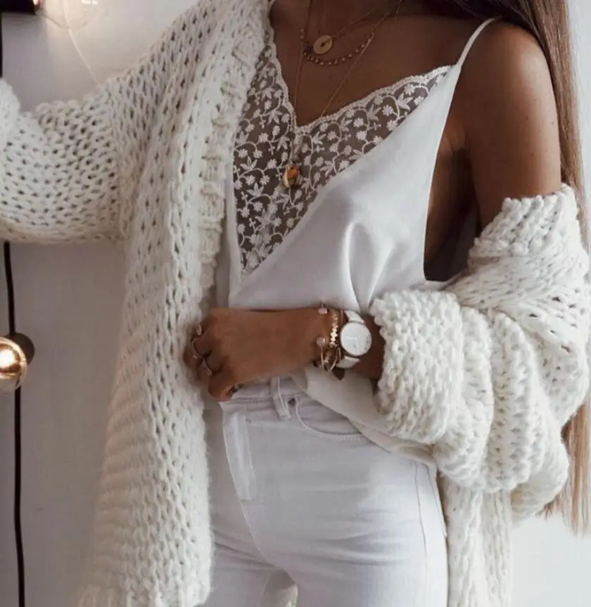 

Women Casual Chiffon Sleeveless Tops Fashion Ladies Summer Lace Camis V-Neck Brief Solid Sexy Camis S-XL