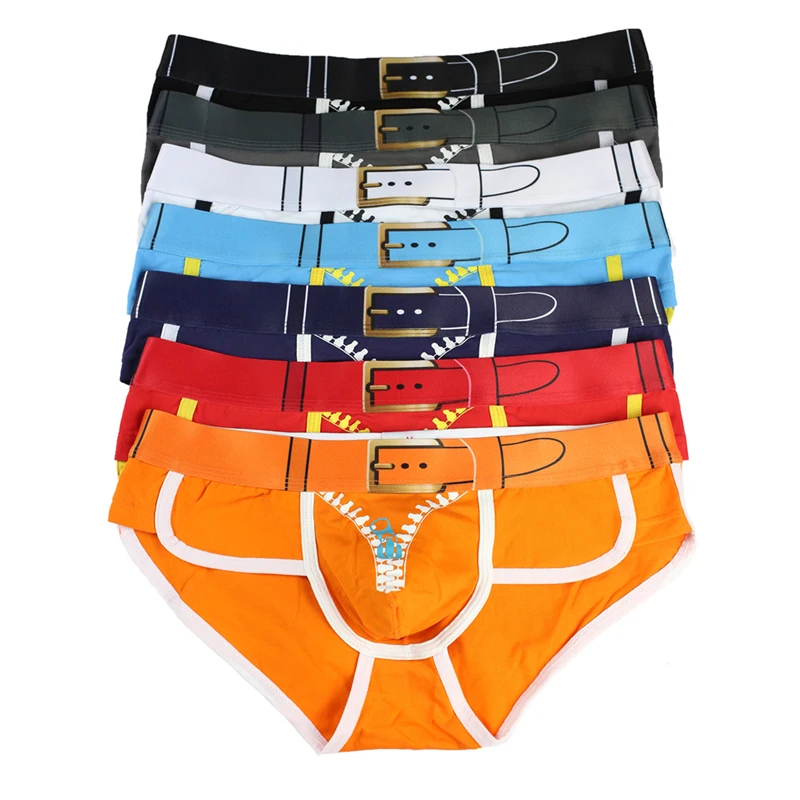 

DODOING 2019 Sexy Underwear Men's Boxer Briefs Shorts Bulge Pouch Soft Underpants String Homme Sexy Underwear Jockstrap Briefs
