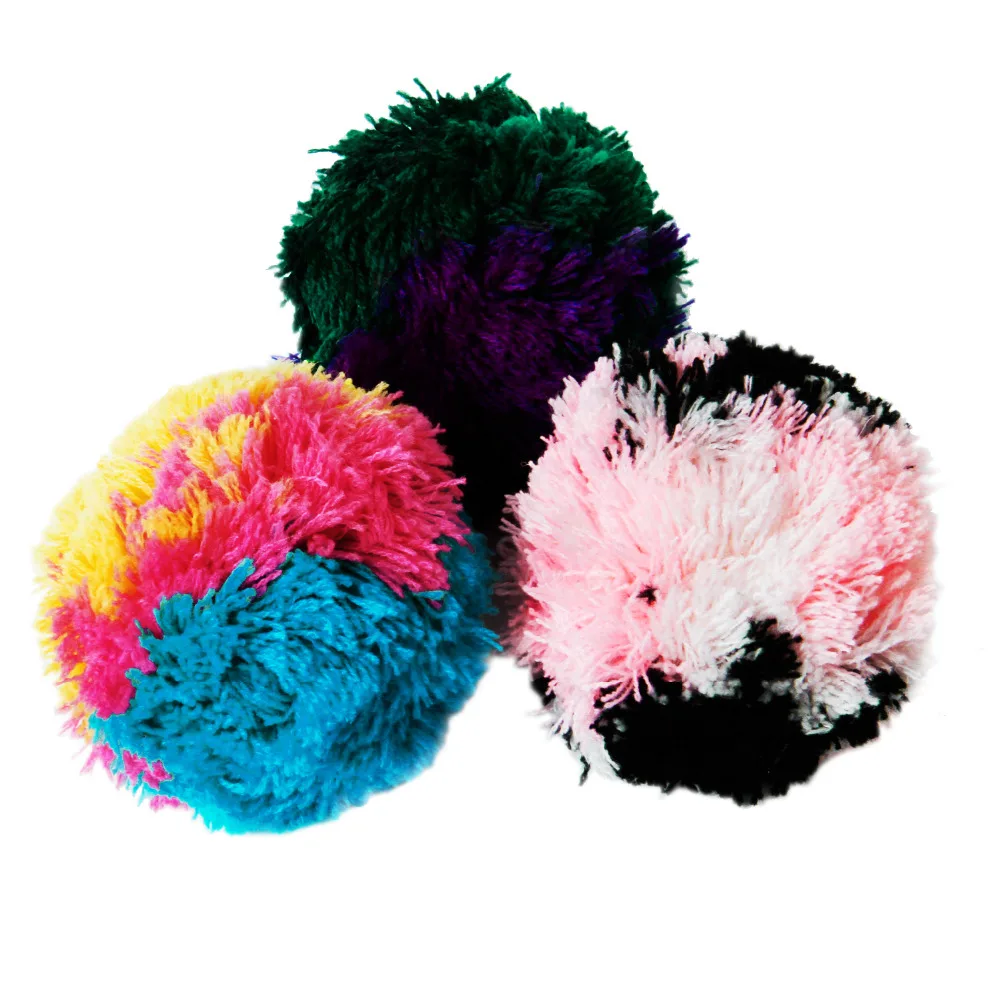 LaRibbons 10cm Woolen Fluff Ball Pom Poms for Craft Making DIY Creative