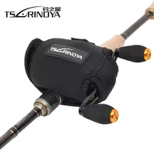 TSURINOYA литья Рыболовная катушка сумка 65*65*85 мм R/L регулируемый круглый барабан Reel Защитная Рыбалка инструмент катушка крышка Bolsa де Pesca