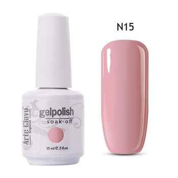 

Arte Clavo UV Gel Nail Polish Beige Nude Soak Off Pink Manicure Lacquer Nude Varnish French Nail Art UV Gel Nail Polish