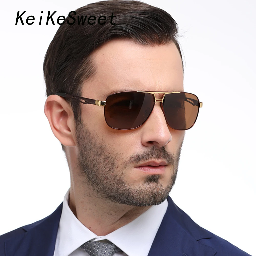 Keikesweet поляроидные HD Для мужчин вождения UV400 женщин солнцезащитные очки классные