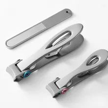 Педикюрные кусачки для ногтей из нержавеющей стали резак для ногтей ногти Пальцы рук и ног триммер для маникюра кусачки для ногтей на ногах с пилкой маникюрный костюм