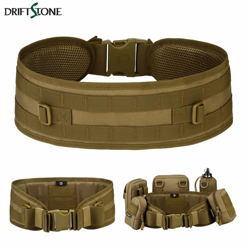 Nylon Molle Tactical Belt 600d Military Police Security Combat Belts