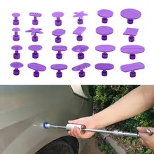 BBQ@FUKA 24xPurple PDR Glue Puller Tabs for Auto Car Body Hail Paintless Dent Repair Tool Fit for bmw buick toyota vw kia ford