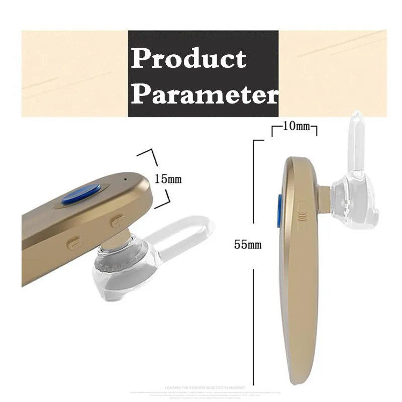 Мини Bluetooth наушников стерео гарнитура Handfree Беспроводной Bluetooth Спорт Ушные крючки наушники стороны бесплатный вызов гарнитура