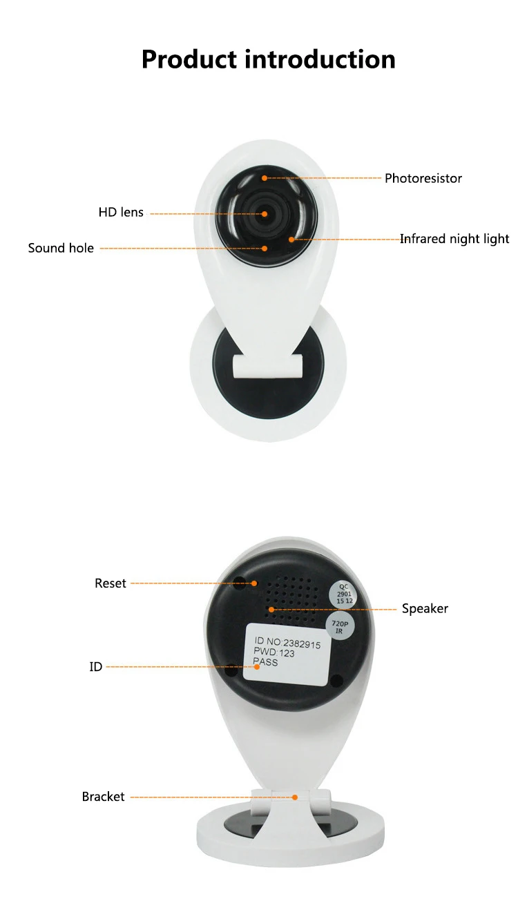 Sofeilai Yoosee Мини Беспроводная ip-камера 720 P домашняя умная Wifi HD Видео Безопасность Обнаружение движения 2 пути аудио CCTV P2P сетевая камера