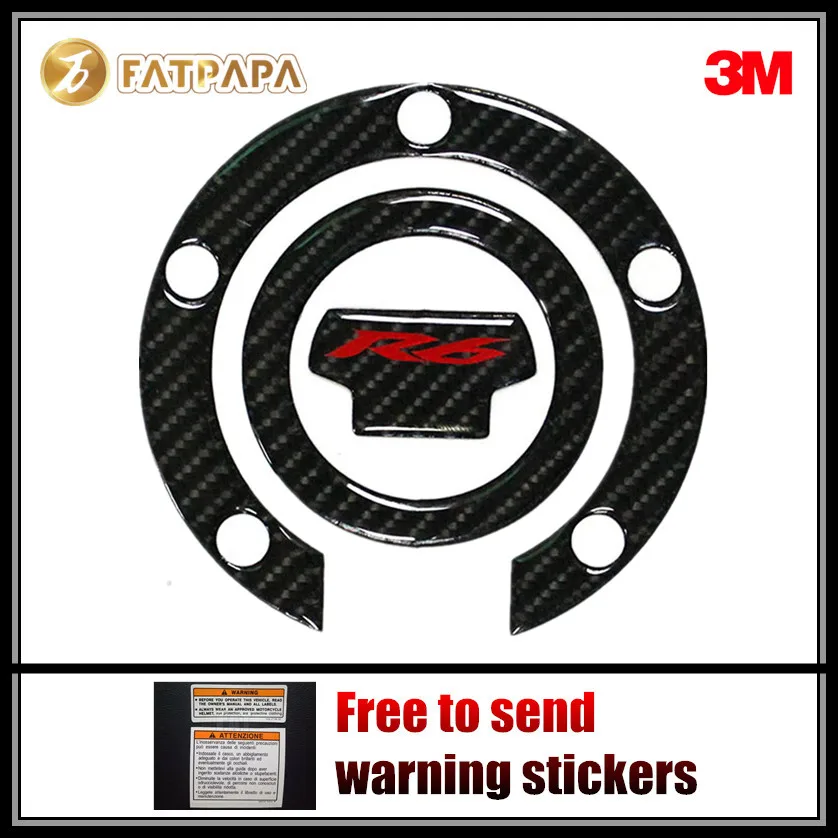 

Motorcycle Accessories YZF-R6 YZF R6 Carbon Fiber 3D Fuel Tank Protector Fit For YAMAHA YZF-R6 YZF R6