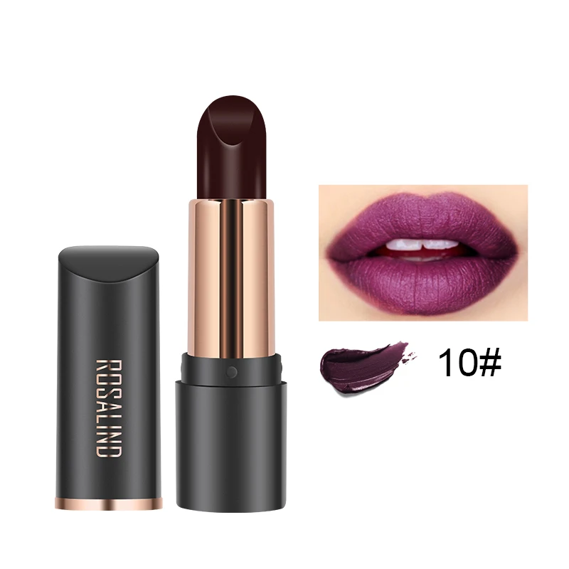 XJ07-10 ROSALIND Matte Lipstick Cosmetics Long Lasting Makeup Waterproof Matte Nude Lipstick Set Make Up For Women Lipstick Set - Цвет: XJ07-10