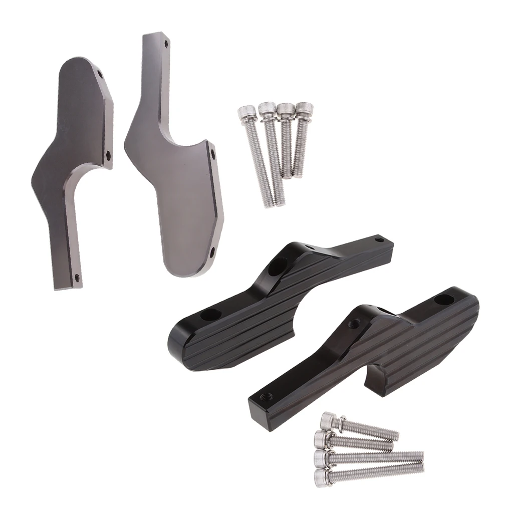 Universal Scooter Foot Rests Passenger Foot Pegs CNC Extensions Footpegs for Vespa GTS 300ie GTS GT 125 L 