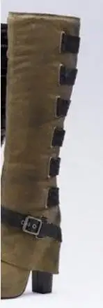 

women boots knee high ladies chaussure booties rome shoes woman cross-tied lace up chunky high heels zapatos mujer sapato