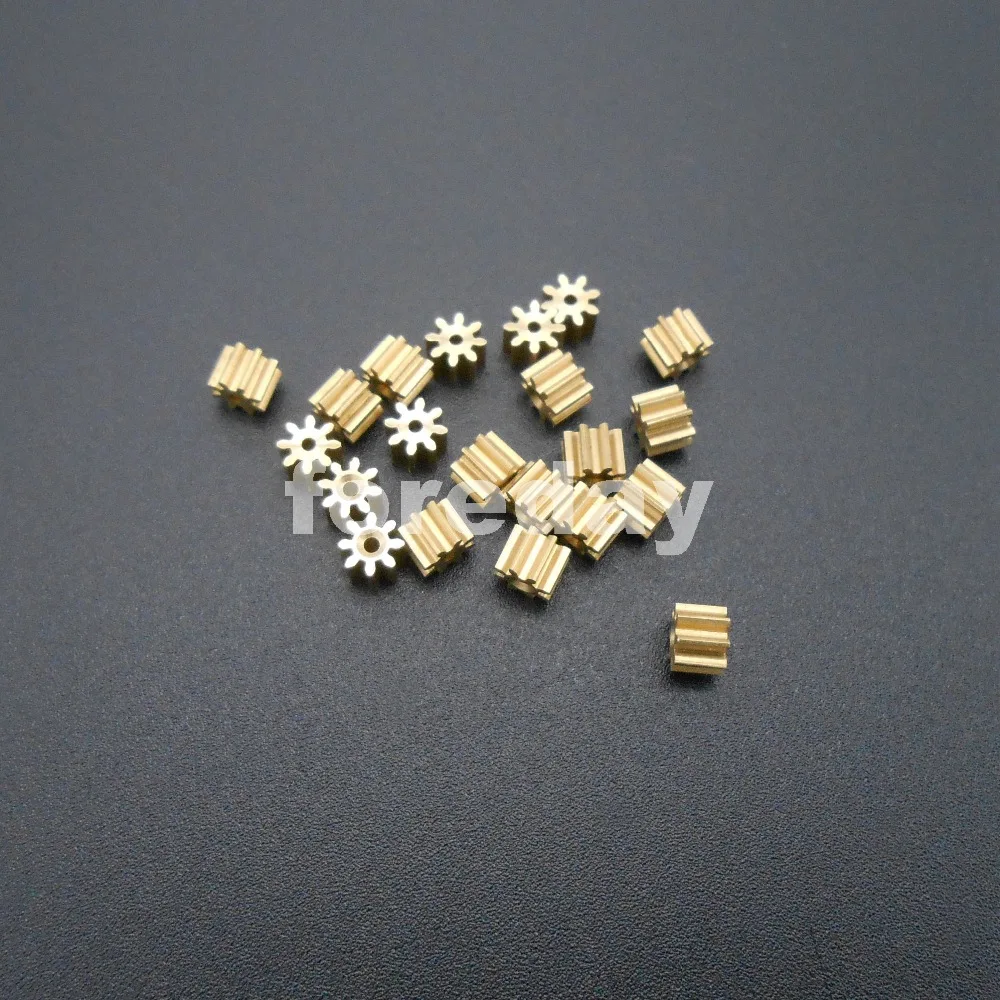 81A Brass Gear 0.4 Modulus 0.4M T = 8 Bore Aperture 1mm 0.95mm Model Accessories 8T Metal H:4MM 8 Teeth 81A * FD353X10 10Pcs/Lot