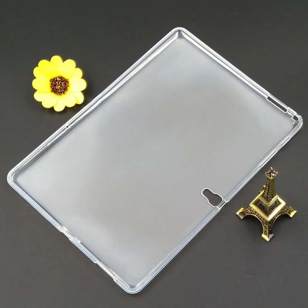 

tablet Case For Samsung Galaxy Tab S 10.5 T800 T805C Luxury Slim silicone Crystal Clear TPU Protective Back Cases Cover
