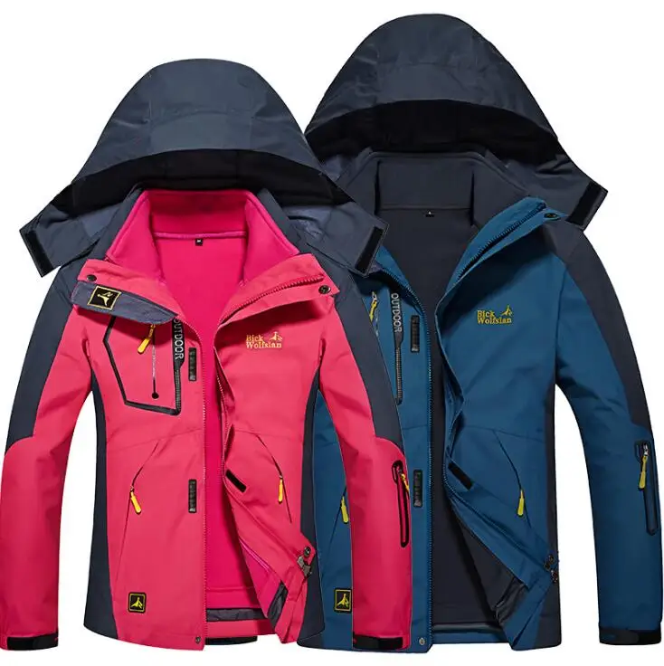 Men Winter Ski Waterproof Thermal Jackets Outdoor Hiking Fishing