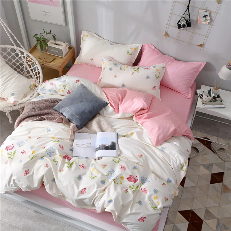 

Bed Linen Cotton Comforter Bedding Sets King Duvet Cover Sets Queen UO01#