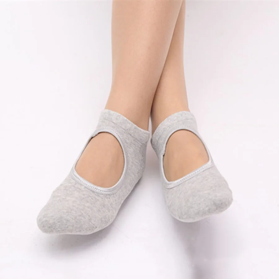 Women Ballet Dance Pilates Socks Backless Professional Fitness Pilates Socks Women Non-slip Dance Pilates Socks Women Grip Socks comfort women socks