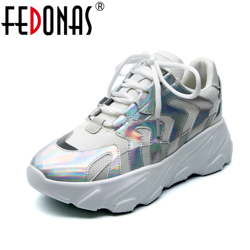 

FEDONAS Casual Women Sneakers Spring Summer Casual Working Shoes Woman Basic Rome Concise Platporms Shoes Lace-Up Sports Shoes